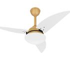 Ventilador Teto Dourado Class 3 Pás Silencioso Ventax 220v