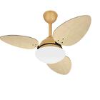 Ventilador Teto Dourado Silencioso 3 Pás Palha Ventax 110v