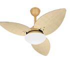 Ventilador Teto Dourado Winds Turbo 3 Pás Palha Ventax 110v