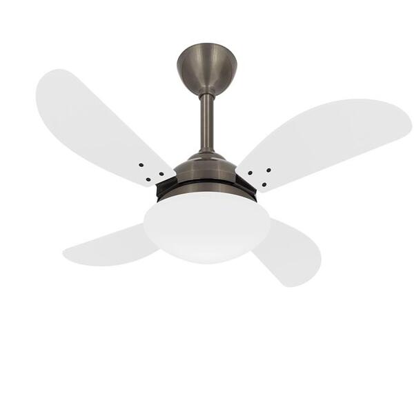Ventilador Teto Econômico Fly Bronze 4 Pás Sala Ventax 220v