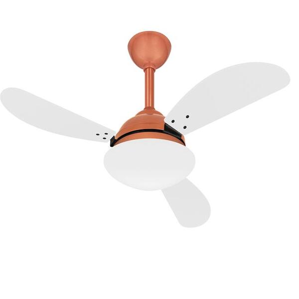 Ventilador Teto Fly 3 Pás Cobre Sala Silencioso Ventax 110v
