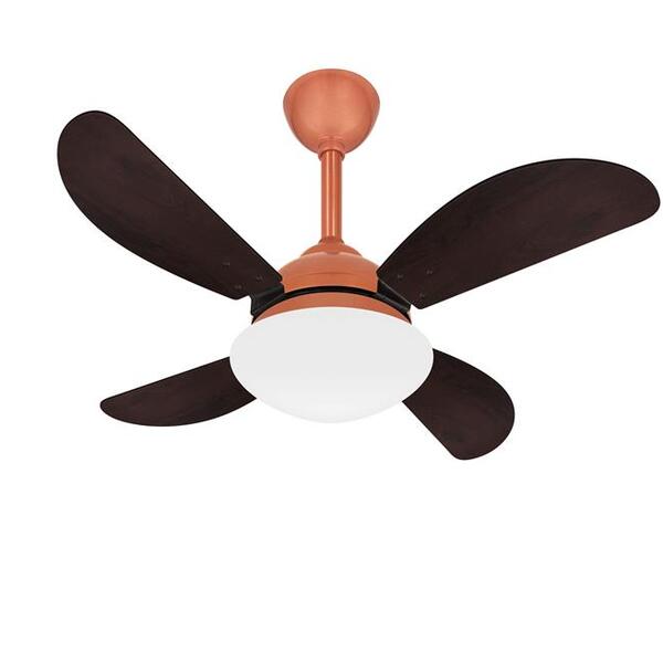 Ventilador Teto Fly 4 Pás Cobre Sala Silencioso Ventax 220v