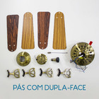 Ventilador Teto Hunter Fan Bay Port 4 Pás 220V Metal Antigo S