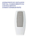 Ventilador Teto Hunter Fan Bayport Branco 4 Pás dupla face127