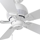 Ventilador Teto Hunter Fan Orbit Branco 5 Pás 127v St50023