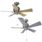 Ventilador Teto Hunter Níquel Fan Orbit 5 Pás 127v St50024