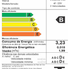 Ventilador Teto Pétalo 4 Pás Palha Natural Turbo Ventax 220v