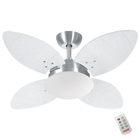 Ventilador Teto Platinum Mini Petalo Branco 127V c/ Controle