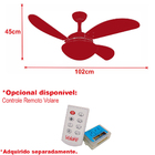 Ventilador Teto Potente Cozinha Sala 3 Pás Ventax 127v