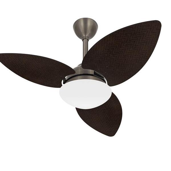 Ventilador Teto Potente Sala 3 Pás Palha Winds Ventax 220v