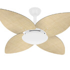 Ventilador Teto Potente Sala 4 Pás Palha Winds Ventax 220v