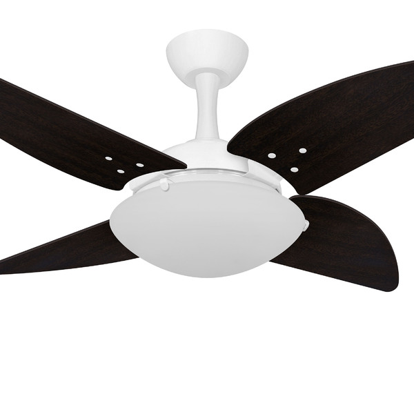 Ventilador Teto Potente Sala Quarto 4 Pás Tabaco Ventax 220v