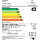 Ventilador Teto Potente Sala Trevo 4 Pás Tabaco Ventax 220v