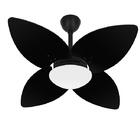 Ventilador Teto Preto Winds 4 Pás Silencioso Ventax 110v