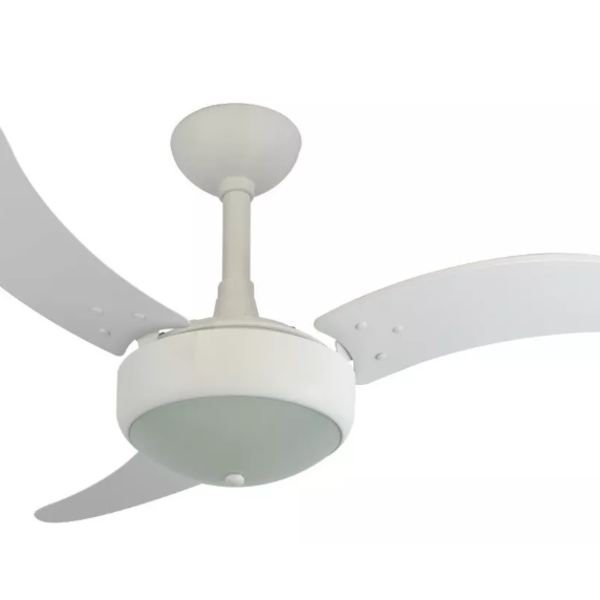 Ventilador Teto Sala Quarto Luxo Silencioso Branco E27 127v