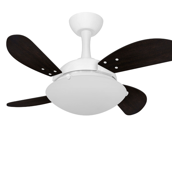 Ventilador Teto Silencioso Mini 4 Pás Tabaco Ventax 127v