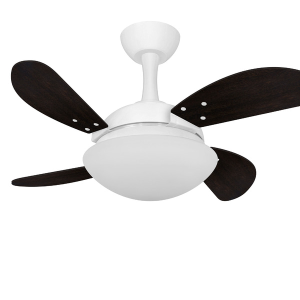 Ventilador Teto Silencioso Mini 4 Pás Tabaco Ventax 220v