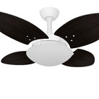Ventilador Teto Silencioso Mini 4 Pás Tabaco Ventax 220v