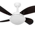 Ventilador Teto Silencioso Potente 4 Pás Tabaco Ventax 127v