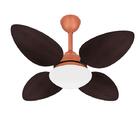 Ventilador Teto Silencioso Sala 4 Pás Mdf Pétalo Ventax 110v