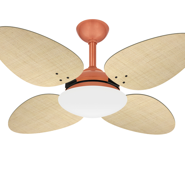 Ventilador Teto Trevo Econômico 4 Pás Cobre Ventax 110v
