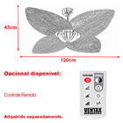 Ventilador Teto Turbo 4 Pás Palha Winds Branco Ventax 220v