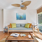 Ventilador Teto Volare Office Dunamis Escovado Freijó 220v