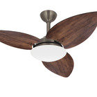 Ventilador Teto Winds 3 Pás Imbuia Potente Sala Ventax 110v