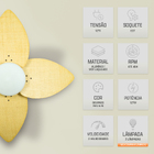 Ventilador Teto Winds 4 Pás Palha Potente Sala Ventax 110v