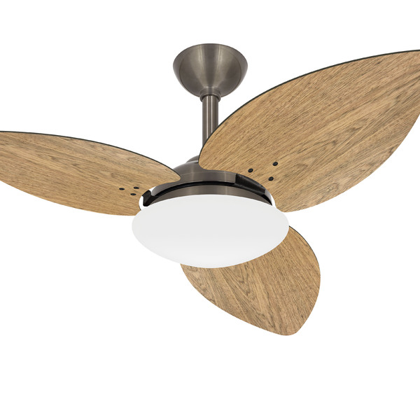 Ventilador Teto Winds Bronze 3 Pás Freijó Quarto Ventax 220v