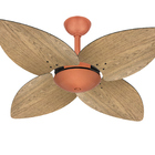Ventilador Teto Winds Cobre 4 Pás Freijó Turbo Ventax 220v