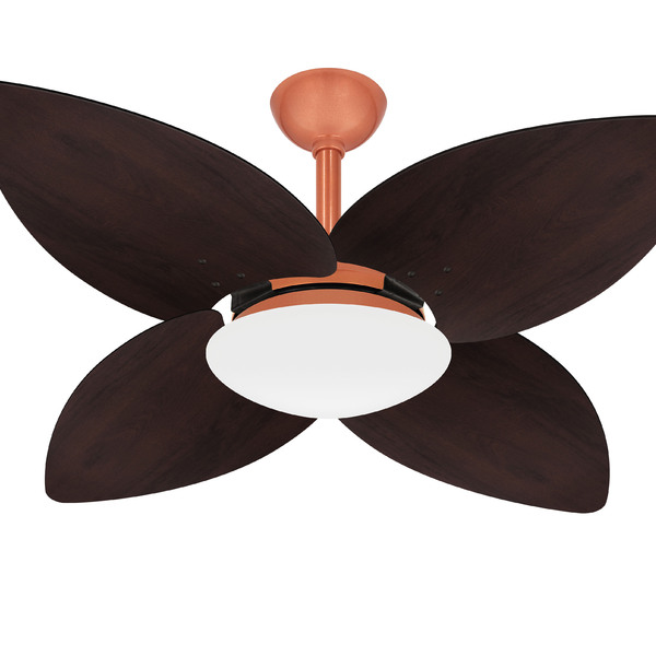 Ventilador Teto Winds Cobre 4 Pás Potente Quarto Ventax 220v