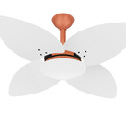 Ventilador Teto Winds Cobre Potente Quarto 4 Pás Ventax 110v