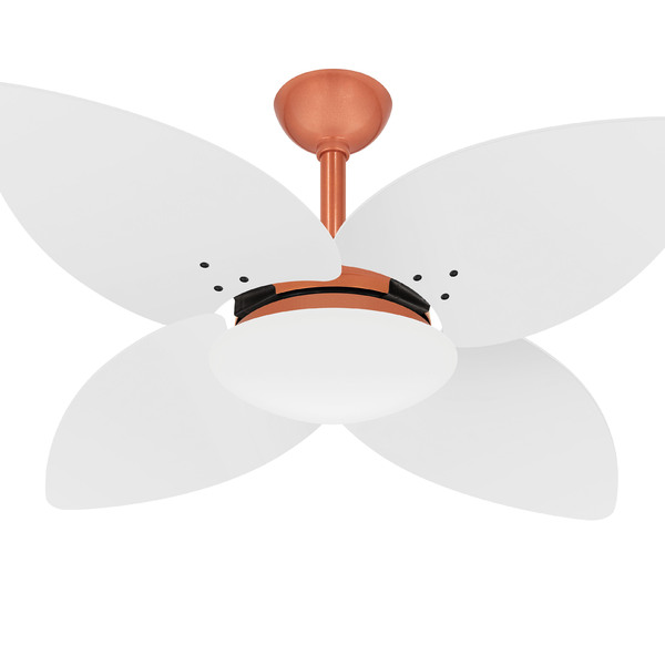 Ventilador Teto Winds Cobre Potente Quarto 4 Pás Ventax 110v