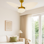 Ventilador Teto Winds Silencioso 3 Pás Dourado Ventax 110v