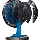 Ventilador Turbo Silencio 15 Pás Malloy Air Care 40cm 4 Em 1