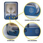 Ventilador Umidificador Agua Led Usb Touch Mesa 3 Velocidades