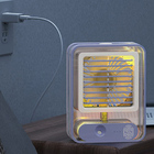Ventilador Umidificador Agua Led Usb Touch Mesa 3 Velocidades