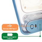 Ventilador Umidificador Agua Led Usb Touch Mesa 3 Velocidades