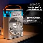 Ventilador Umidificador Climatizador Portátil