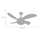 Ventilador Ventax Ii Fly Branco 127v E Controle Remoto