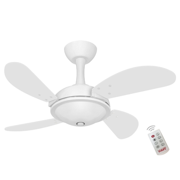 Ventilador Ventax Office Lil Branco 127v Controle Remoto