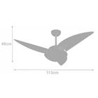 Ventilador Volare Class Branco 127v E Controle Remoto