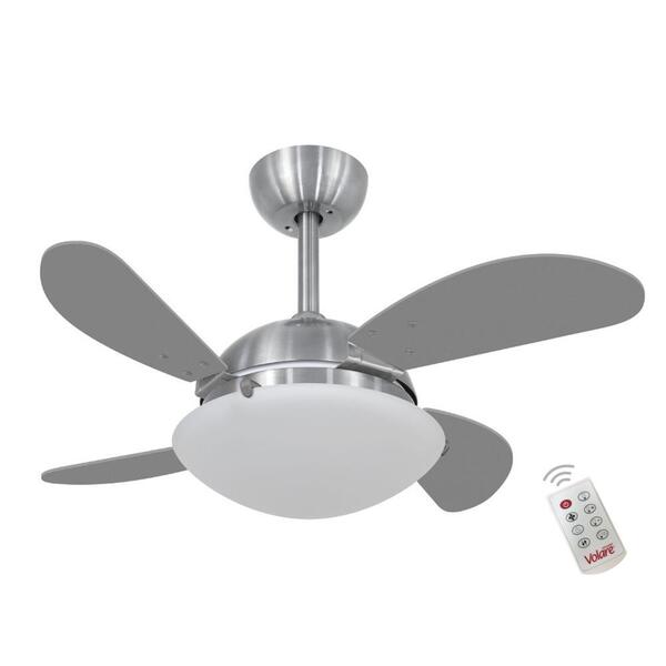 Ventilador Volare Fly Mini Titanio 220v E Controle Remoto