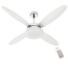 Ventilador Volare Lanai Tabaco Branco 220v E Controle Remoto