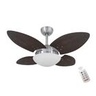 Ventilador Volare Mini P Palmae Tabaco 127v Controle Remoto