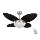 Ventilador Volare Mini Petalo Tabaco 220v E Controle Remoto