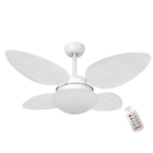 Ventilador Volare P Palmae Branco 127v E Controle Remoto