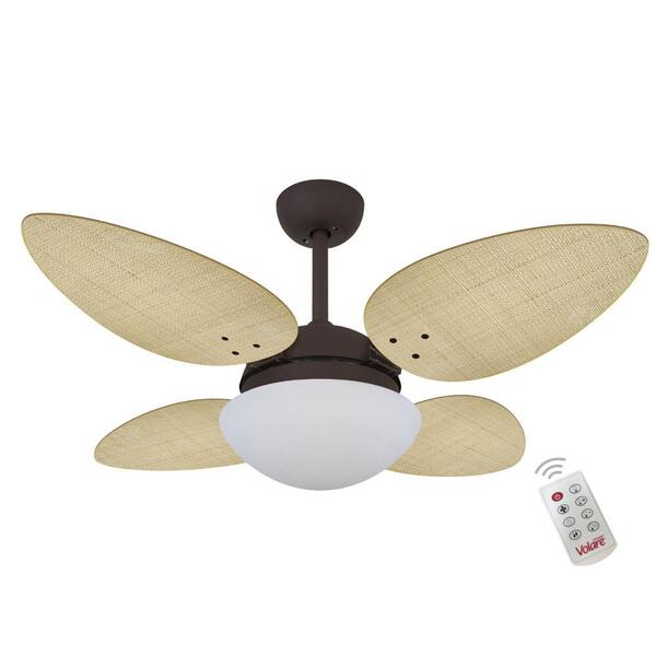 Ventilador Volare P Palmae Natural 127v E Controle Remoto