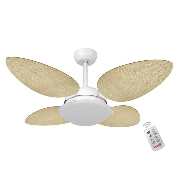 Ventilador Volare P Palmae Natural 127v E Controle Remoto